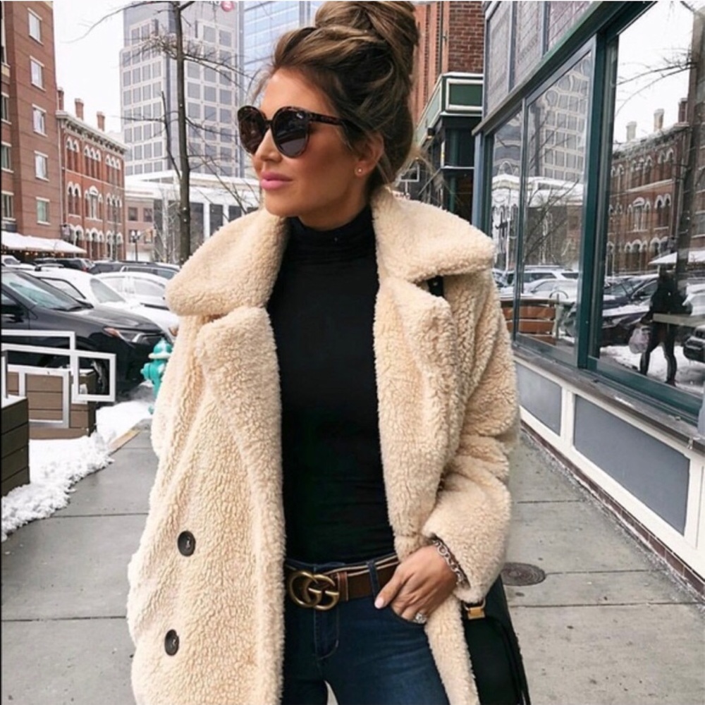 Free People teddy coat